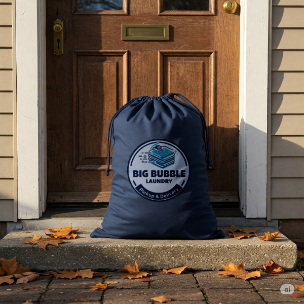Big Bubble Bag On Doorstep 002